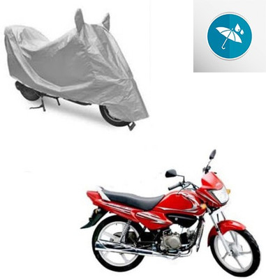 SRENTERPRISES Two Wheeler Cover for Hero(Splendor NXG, Silver)