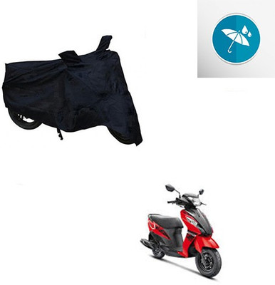 Atulit enterprises Two Wheeler Cover for Suzuki(Let's, Black)