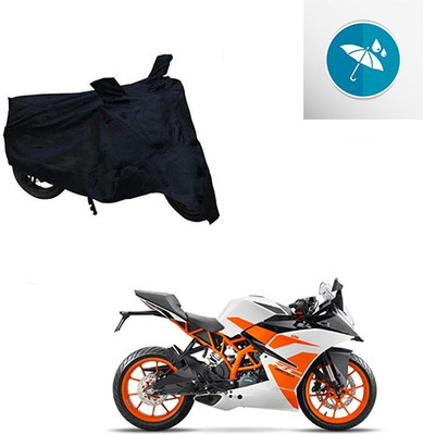 RPSENTTERPR Waterproof Two Wheeler Cover for KTM(Duke 200, Black)