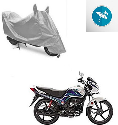 RPSENTTERPR Waterproof Two Wheeler Cover for Hero(Passion Pro TR, Silver)