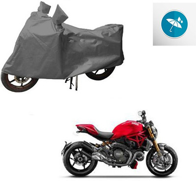 RPSENTTERPR Waterproof Two Wheeler Cover for Bajaj(Pulsar 180 DTS-i, Grey)