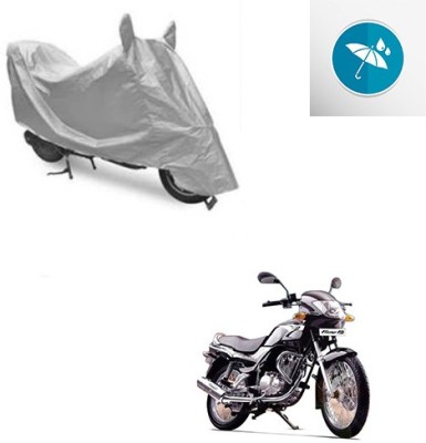 Atulit enterprises Two Wheeler Cover for TVS(Fiero F2, Silver)