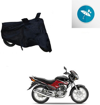 SRENTERPRISES Two Wheeler Cover for Yamaha(Gladiator, Black)
