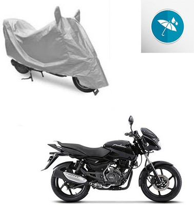 Atulit enterprises Two Wheeler Cover for Bajaj(Pulsar 150, Silver)
