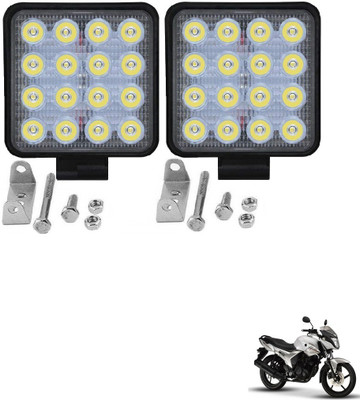 AuTO ADDiCT 16-leds-square-bk-147 Fog Lamp Motorbike LED for Yamaha (12 V, 48 W)(SZ-R, Pack of 2)