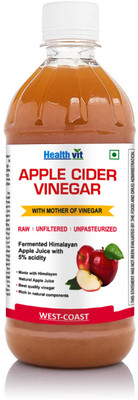 HealthVit Apple Cider Vinegar Vinegar(500 ml)