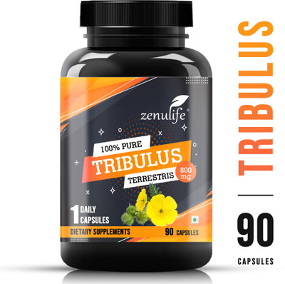 zenulife Tribulus Terrestris 800Mg for Strength, Muscles & Immunity-Capsules - 90 Caps(90 Tablets)
