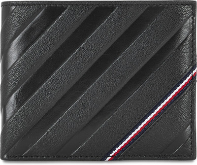 TOMMY HILFIGER Men Black Genuine Leather Wallet(4 Card Slots)