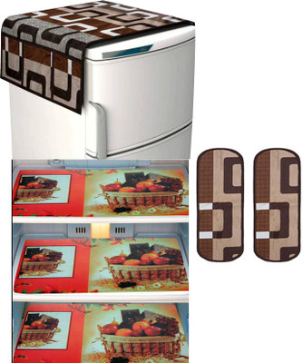 Shobhraj Refrigerator  Cover(Width: 45 cm, Multicolor)
