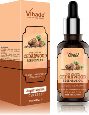 Vihado Best Cedarwood Essential Oil - 10 ml (Pack of 1)(10 ml)