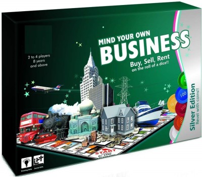 PEZYOX Mind Your Own Business (Silver - Coin) Board Game Accessories