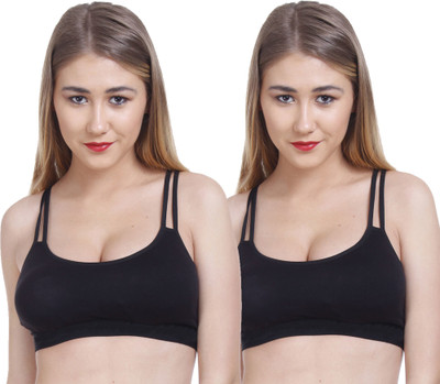 PIBU DD-Bra Women Minimizer Non Padded Bra(Black)