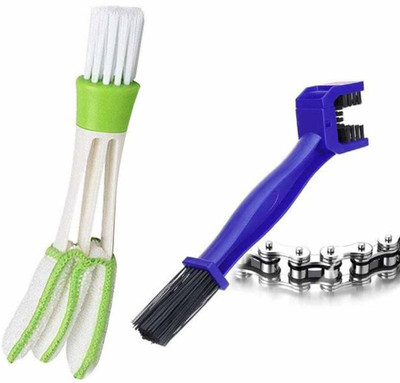 RA ACCESSORIES Nylon Wet and Dry Brush(Multicolor, 2 Units)