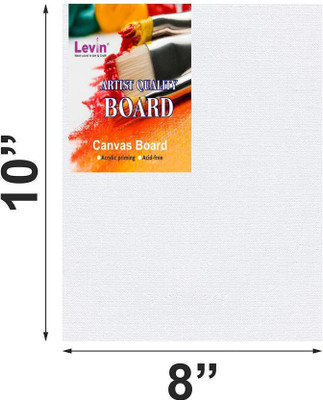Levin board canvas Cotton Medium Grain Canvas Pad (Set of 1)(White)