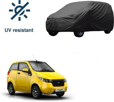 Motoren Car Cover For Mahindra e20 (With Mirror Pockets)(Black, For 2016 Models)