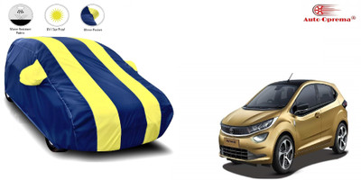 Auto Olprema Car Cover For Tata Altroz (With Mirror Pockets)(Blue, Yellow)