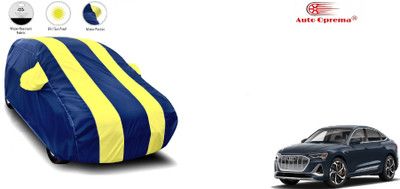 Auto Olprema Car Cover For Audi e-tron Sportback (With Mirror Pockets)(Blue, Yellow)