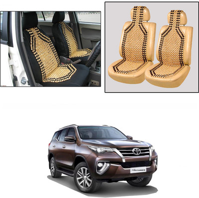 Oshotto Wooden Car Seat Cover For Toyota Fortuner Old(NA, Split Back Seat, 4 Seater)
