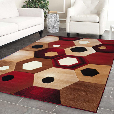 Farhan Carpet Multicolor Wool Carpet(5 ft,  X 7 ft, Rectangle)