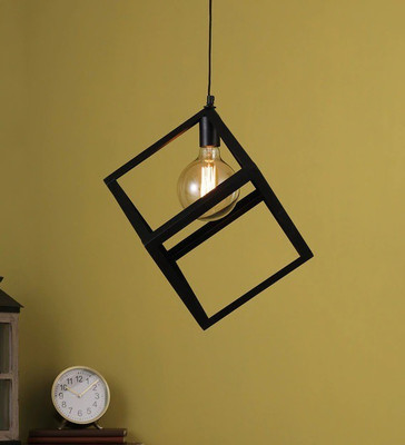 PR Star PR-CL-012!! Ceiling Lamp Royal Black Square Pendants Ceiling Lamp(Black)