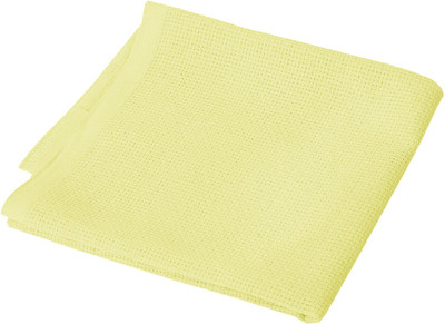Amit Stationery Point 8 Count 2mtr lemon yellow matty cross stitch embroidery fabric Cross Stitch Matte Cloth