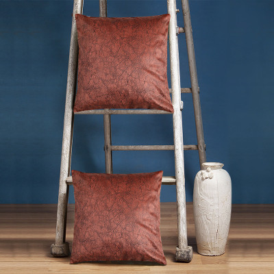 Veronica Deco Polyester Cushions Cover(Pack of 2, 40.5 cm*40.5 cm, Red)