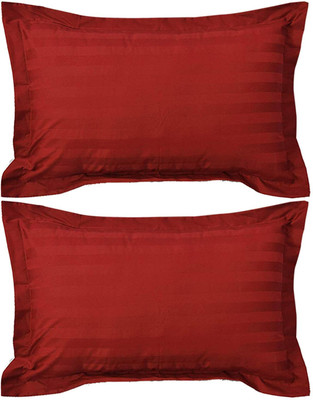 KUBER INDUSTRIES Cotton Pillows Cover(Pack of 2, 42.5 cm*67 cm, Maroon)