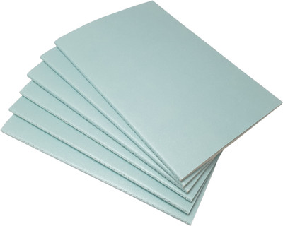 INNAXA Metalic Blue (Pack of 6) 64 Ruled Pages A5 Notebook Ruled 64 Pages(Metalic Blue, Pack of 6)