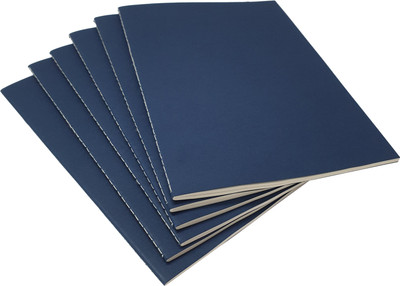 INNAXA Blue (Pack of 6) 64 Ruled Pages A5 Notebook Ruled 64 Pages(Blue, Pack of 6)