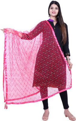 AARAV Net Embroidered Women Dupatta