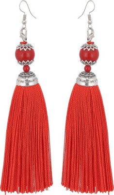 ZENEME Fashion Tribal Fringe Rope Tassel Earrings for Women & Girls Alloy Tassel Earring