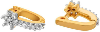 ZENEME Trendy Cubic Zirconia Alloy Huggie Earring