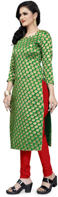 VredeVogel Silk Blend Self Design Salwar Suit Material