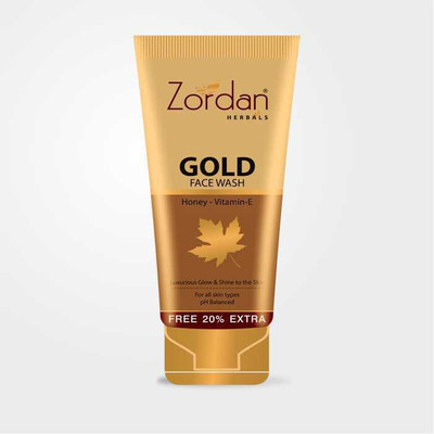 ZORDAN Gold Facewash 60+120 ML Face Wash(180 ml)