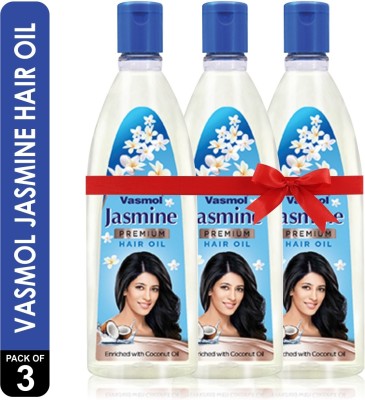 VASMOL Jasmine Coconut Hair Oil 200 ml Pack of 3 Hair Oil(600 ml)