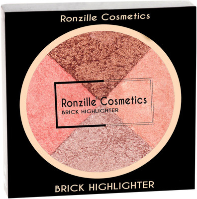 RONZILLE 4 in one Professional Brick Highlighter ( 05 No ) Highlighter(multi)