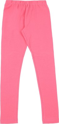 Pantaloons Junior Legging For Girls(Pink Pack of 1)