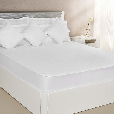 KUBER INDUSTRIES Fitted King Size Mattress Cover(White)