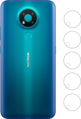 Ten To 11 Back Camera Lens Glass Protector for Nokia 3.4(Pack of: 5)