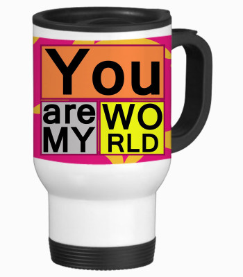 46% OFF on TIED RIBBONS You are My World Travel Ceramic Coffee Mug(350 ml) 46% OFF on TIED RIBBONS You are My World Travel Ceramic Coffee Mug(350 ml)
