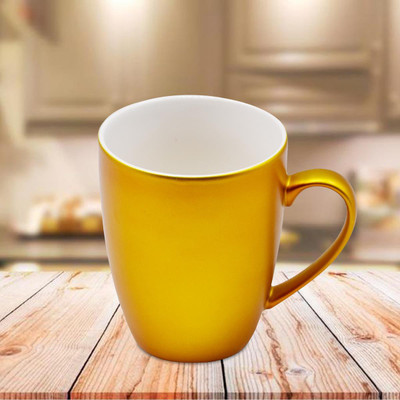 Kookee Metallic Finish (R4850B) Ceramic Coffee Mug(325 ml)