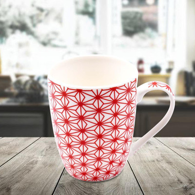 Kookee Abstract Print (3533) Ceramic Coffee Mug(325 ml)