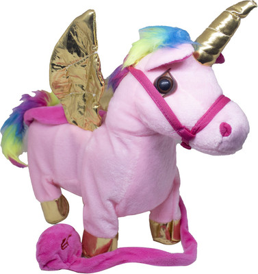BOXO Unicorn Musical Walking Toy for Kid Birthday Gift Pack of 1(Multicolor)