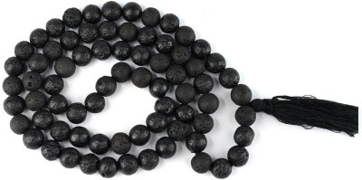 REIKI CRYSTAL PRODUCTS Lava Mala Natural Crystal Mala Stone Mala Stone Necklace Jap Mala 10 mm Round 66 Beads Mala Crystal Necklace Fashion Jewelry For Reiki Healing Crystal Healing 26 inch Approx Beads, Crystal Stone Chain