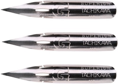 Tachikawa Comic nib Nib(Pack of 3, Ink Color - Silver)