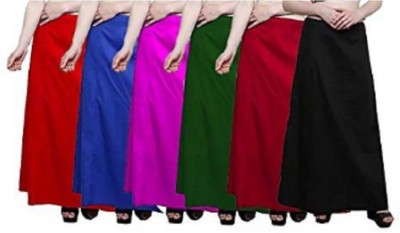 Dx Point Red , Blue , Pink , Green , Maroon , Black Cotton Blend Petticoat(XXL)