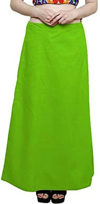 PKYC AM-LimeGrnCP40 Cotton Blend Petticoat(Large)