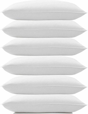 Pakkhi Microfibre Chair Pad Pack of 6 Solid(White)