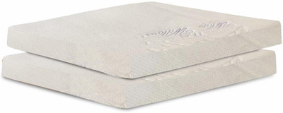 The White Willow 16 Inch Square Orthopaedic High Resiliance Firm Memory Foam Motifs Chair Pad Pack of 2(White)