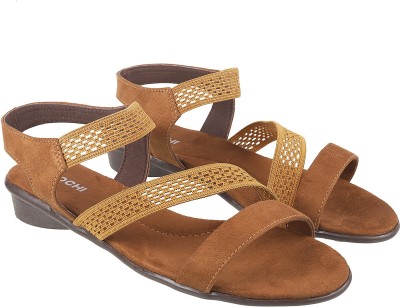 MOCHI Women Heels(Tan , 4)